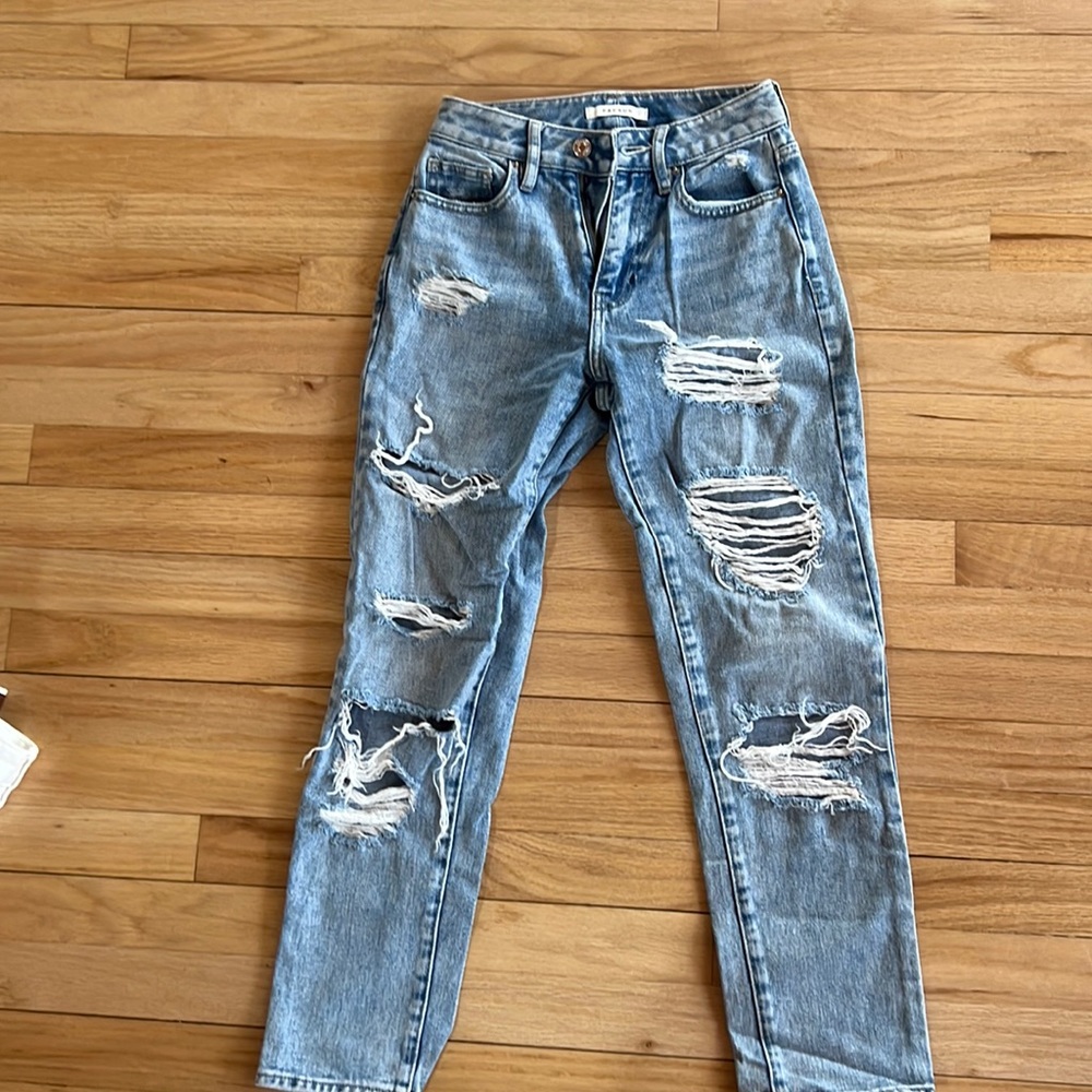 PACSUN distressed jeans sz.22 mom jeans